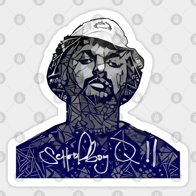 Faded School Boy Q II Sticker by stilldan97